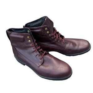 Merrell Legacy Mid Leather Waterproof Dark Burgundy Lace up Boots Men's Size 15